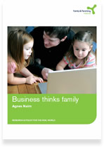 Business thinks family 